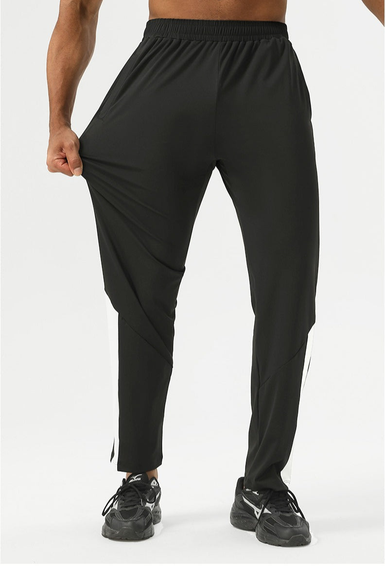 Malbon Golf Stretch Trousers - Men's Breathable Casual Sports Pants with Belt