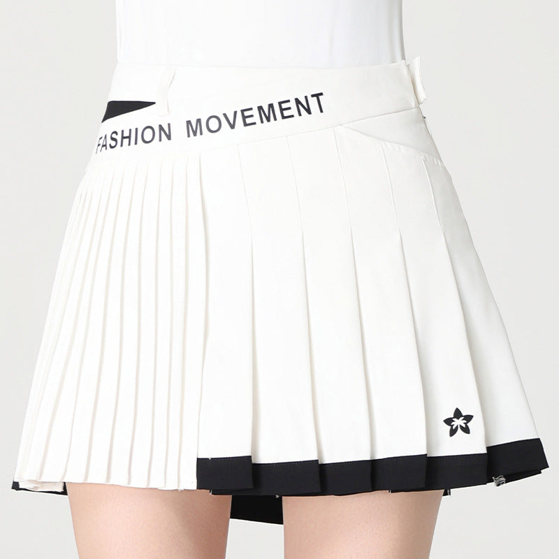 Women's Tennis Golf Set - Premium Milk Silk Athletic Wear | Quick-Dry Top & Skirt