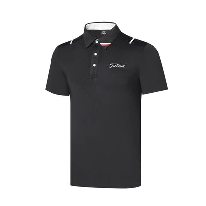 Men's Golf Polo - Short Sleeve Quick-Dry Breathable Top