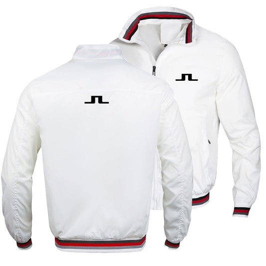 Men's Golf Zip Jacket - Autumn Winter Breathable Casual Topigh quality