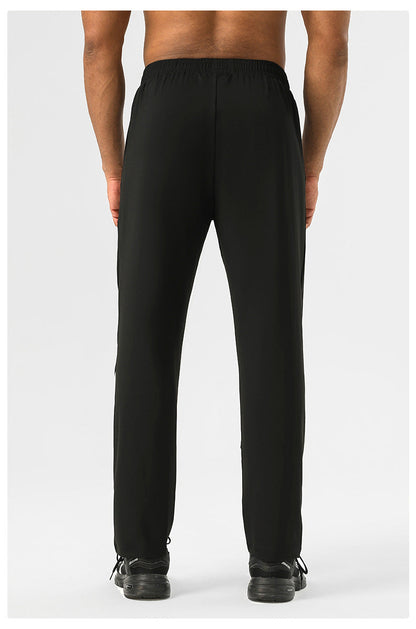 Nylon Training Pants - Men's High-Elastic Fitness Trousers