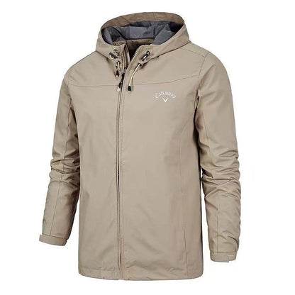 Golf Hooded Trench Coat - waterproof Jacket for Spring & Autumn Fashion