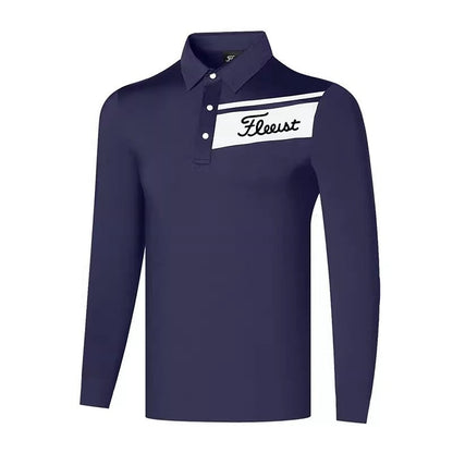 Aero-Dry Golf Polo - Men's Long Sleeve Performance Shirt