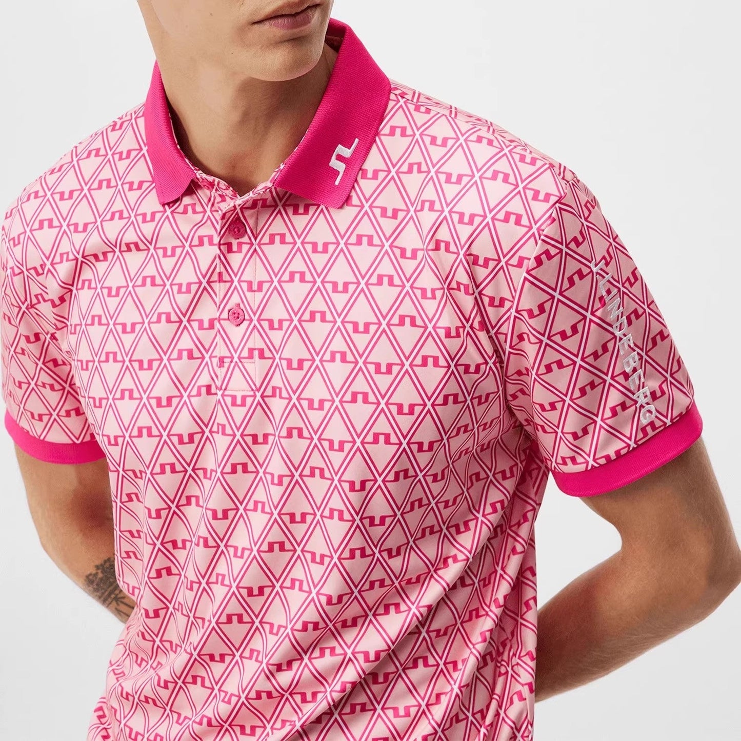 Golf clothing men's summer outdoor sports casual short-sleeved lapel T-shirt breathable quick-drying polo shirt top