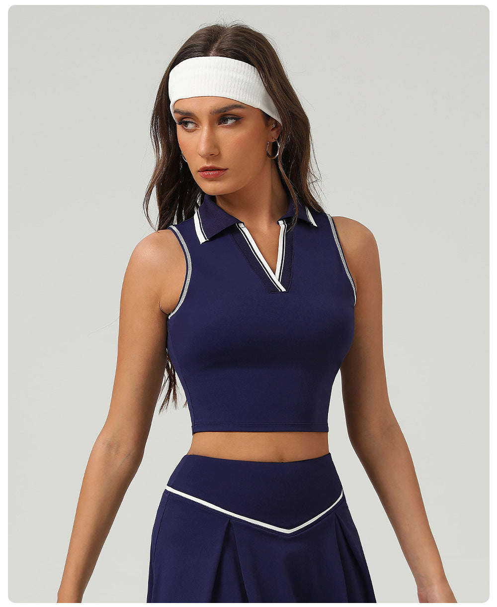 Tennis Training Vest - Women's Sweat-Absorbing Breathable Top