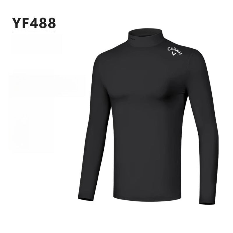 Golf sunscreen clothes men's ice silk bottoming shirt summer underwear top long sleeve t-shirt clothing golf clothes