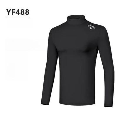 Golf sunscreen clothes men's ice silk bottoming shirt summer underwear top long sleeve t-shirt clothing golf clothes