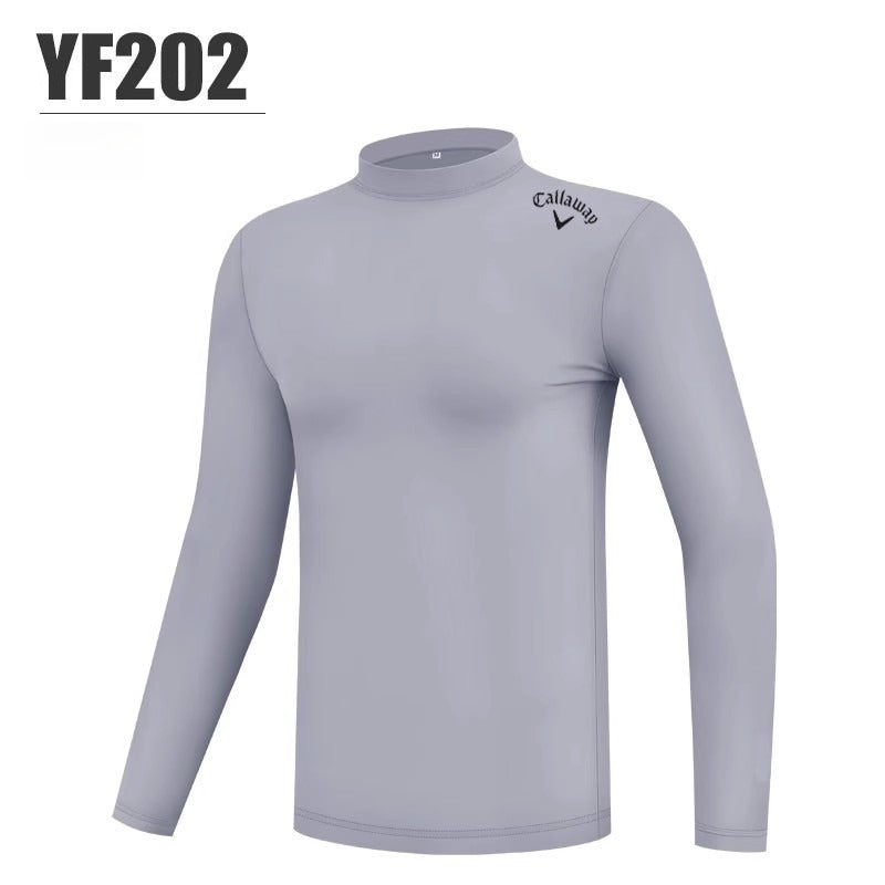Golf sunscreen clothes men's ice silk bottoming shirt summer underwear top long sleeve t-shirt clothing golf clothes