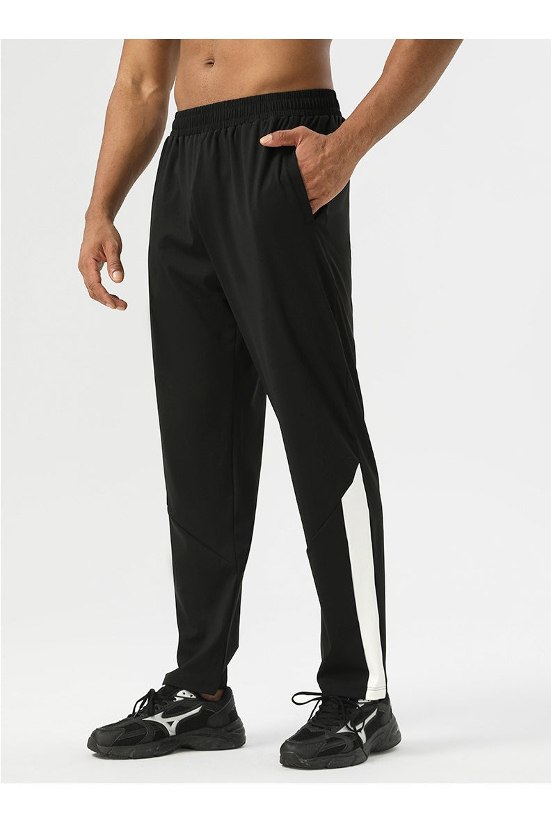 Nylon Training Pants - Men's High-Elastic Fitness Trousers