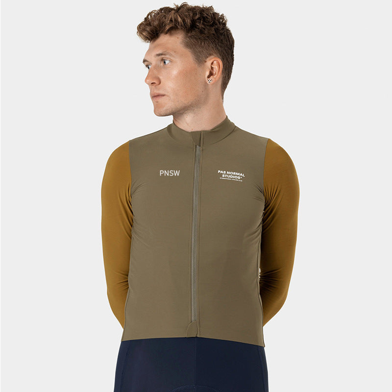 PNS Long Sleeve Cycling Jersey - Spliced Design Summer Breathable Top
