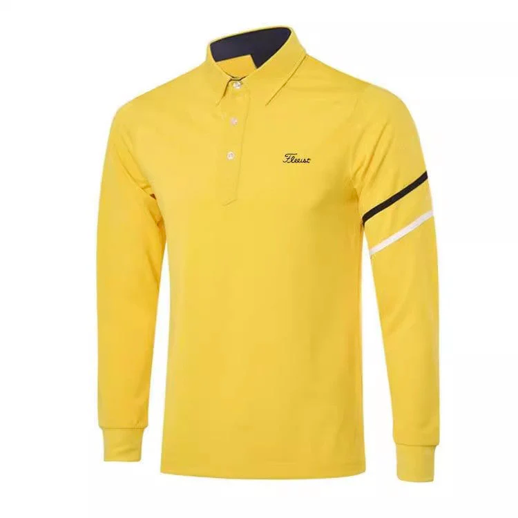 Men's Long Sleeve Golf Polo | Spring/Autumn Performance Top
