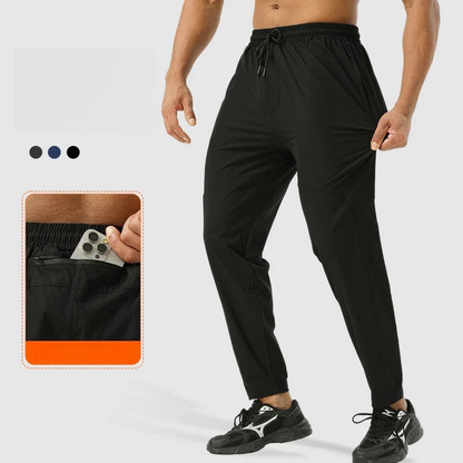 Tie-Up Sweatpants - Men's Quick-Dry 4-Season Training Pants